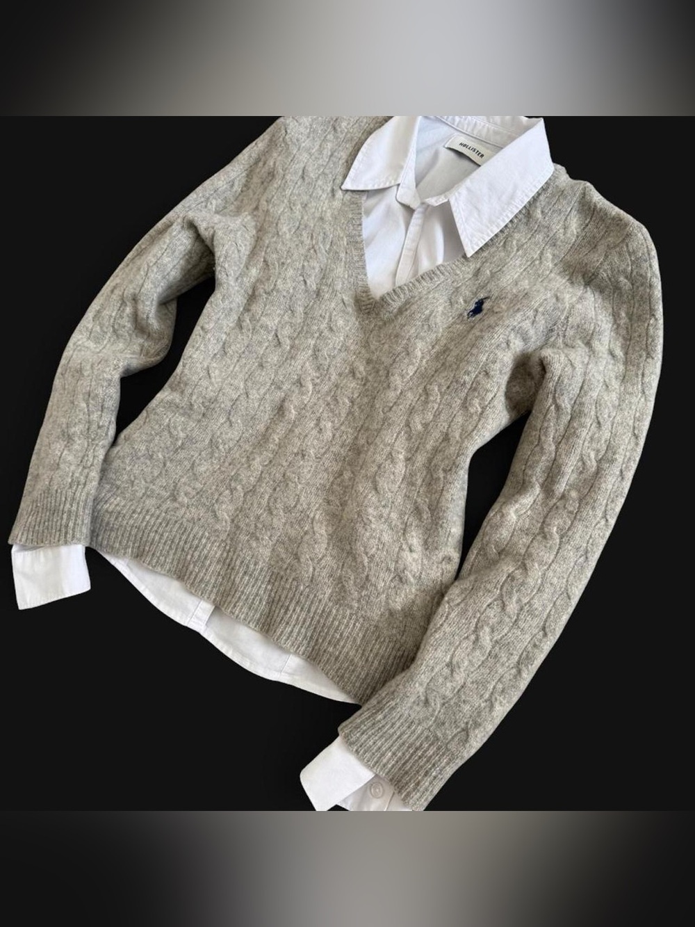 Polo sweater and shirt bundle